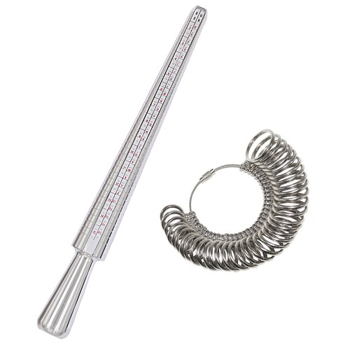 Metal ring sizer gauge mandrel - metal,