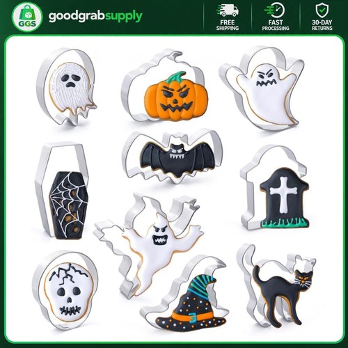 Halloween cookie cutters set - cookie,